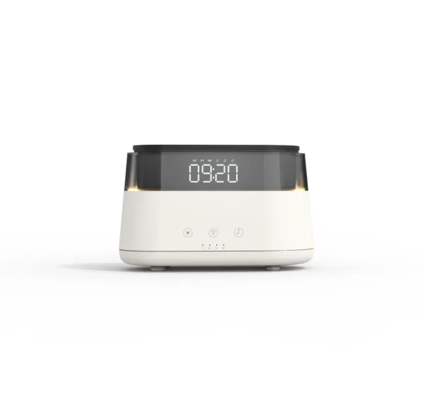 Flame Humidifier With Clock Bedroom - Image 3
